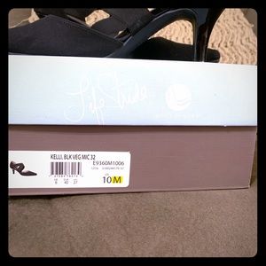 Life strife black heels